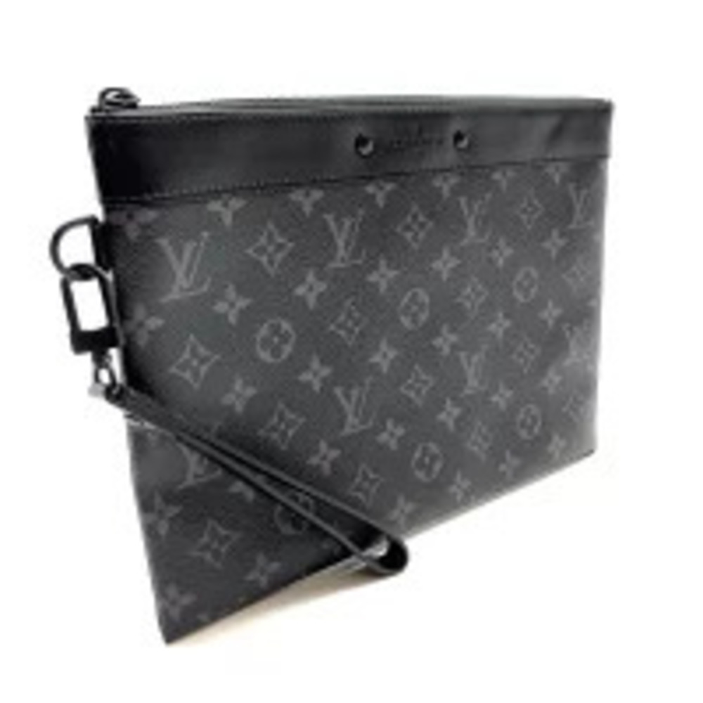 LOUIS VUITTON Pochette To Go Eclipse Black Shoulder Bag - Picture 2 of 8